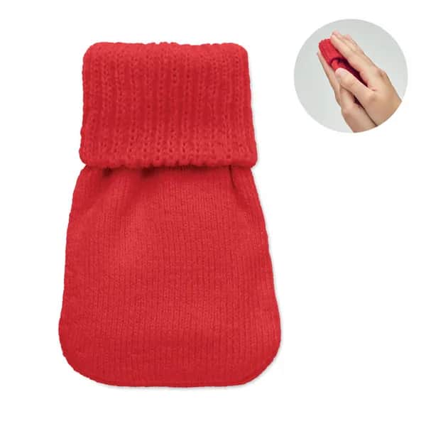 Gel-Wärmekissen mit Bezug - WARMMUFF - Rot