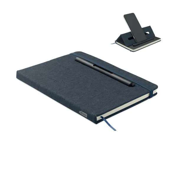 DIN A5 Notizbuch RPET - RINBOOK - Marineblau