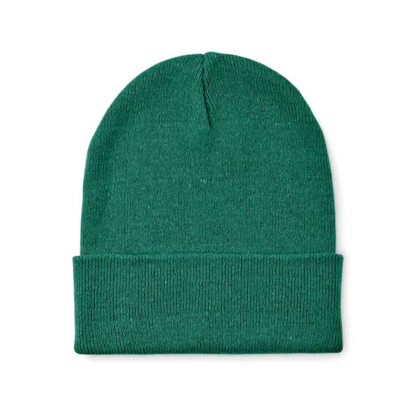 Beanie mit Bündchen - BEANIX - Dunkelgrün