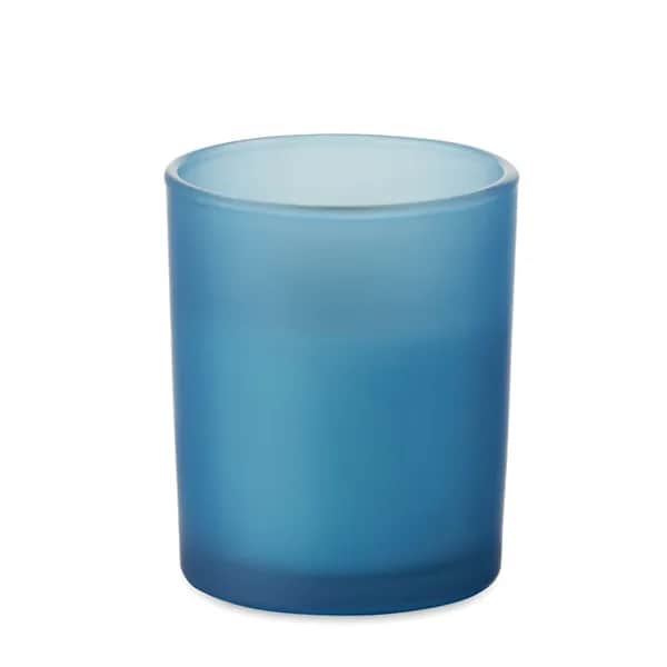 Kerze aus Pflanzenwachs 80 g - KIVAS WOOD - Blau