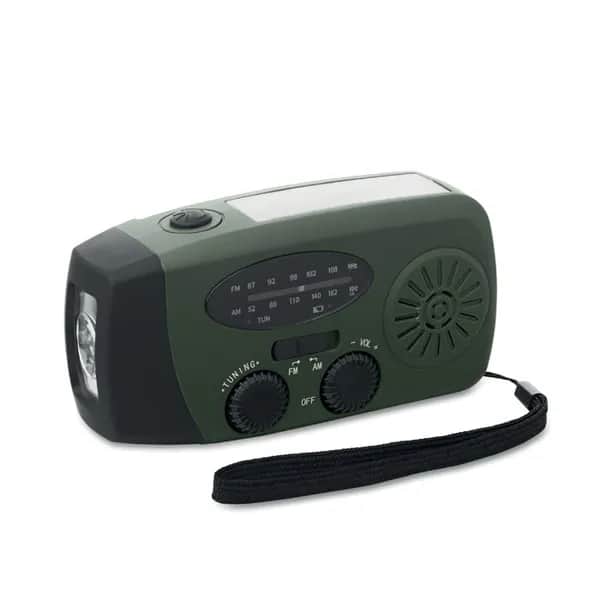 AM/FM Radio mit Taschenlampe - ONDA - Dunkelgrün