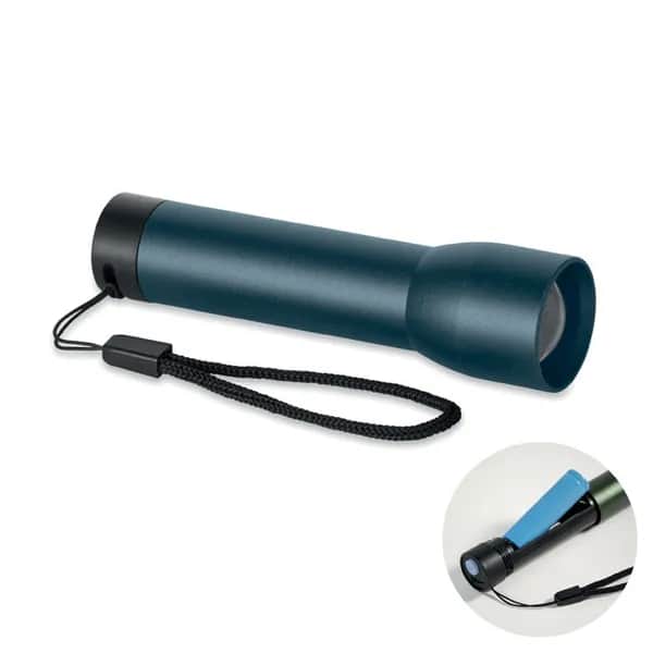 Wiederaufladbare Taschenlampe - LUMEZO - Marineblau