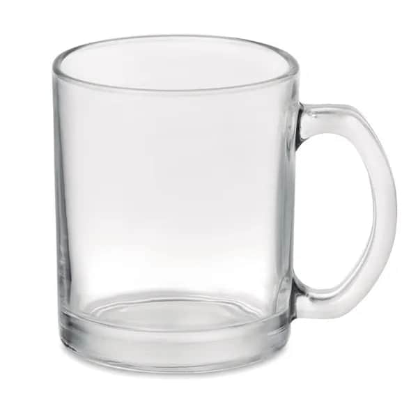 Kaffeebecher aus Glas 300 ml - SUBLIMGLOSS - Transparent