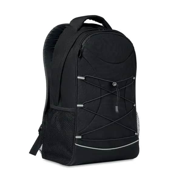 Rucksack 600D RPET - MONTE LOMO - Schwarz