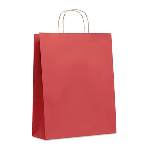 Papiertüte, groß 90 g/m² - PAPER TONE L - Rot