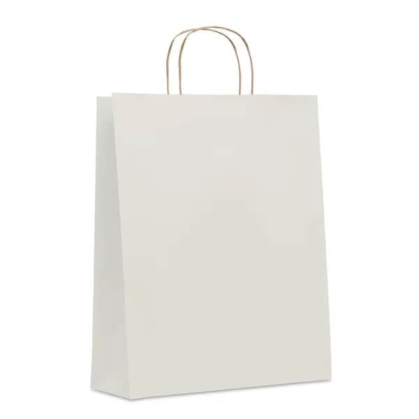 Papiertüte, groß 90 g/m² - PAPER TONE L - Weiß