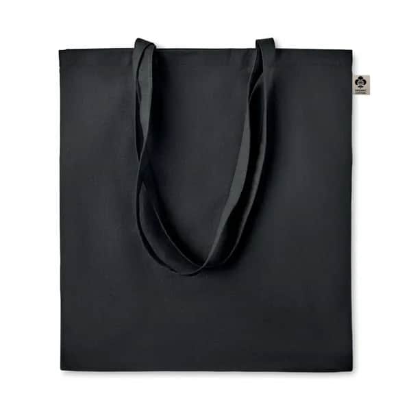 Organic-Cotton Einkaufstasche - ZIMDE COLOUR - Schwarz
