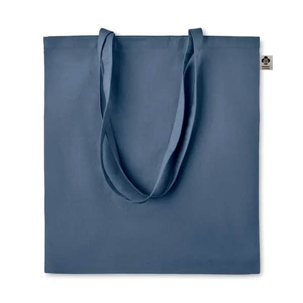 Organic-Cotton Einkaufstasche - ZIMDE COLOUR - Blau