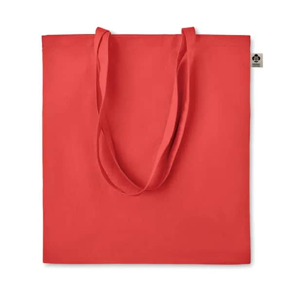 Organic-Cotton Einkaufstasche - ZIMDE COLOUR - Rot