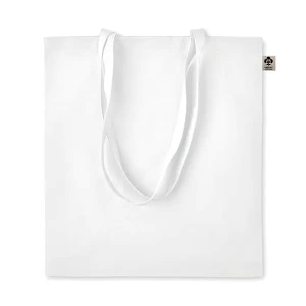 Organic-Cotton Einkaufstasche - ZIMDE COLOUR - Weiß