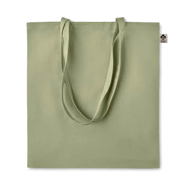 Organic-Cotton Einkaufstasche - ZIMDE COLOUR - Grün