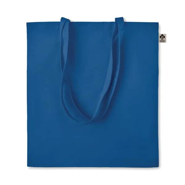 Organic-Cotton Einkaufstasche - ZIMDE COLOUR - Königsblau