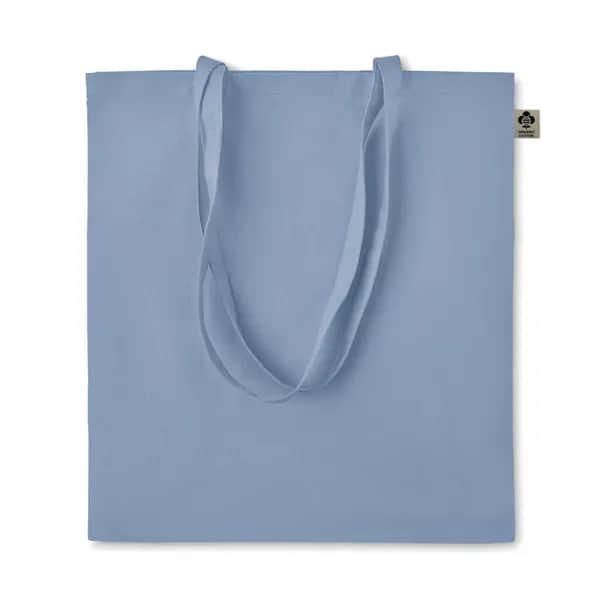 Organic-Cotton Einkaufstasche - ZIMDE COLOUR - Babyblau