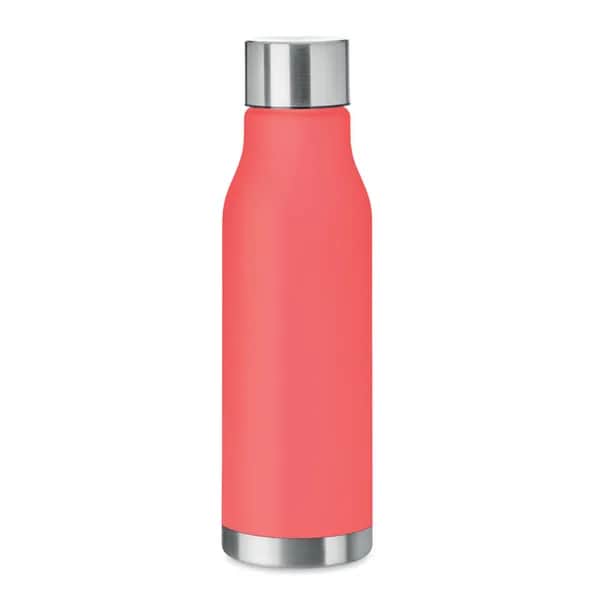 Trinkflasche RPET 600ml - GLACIER RPET - Transparent Rot