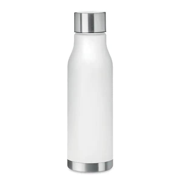 Trinkflasche RPET 600ml - GLACIER RPET - Transparent Weiß