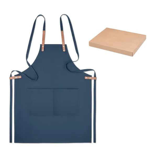 Küchenschürze Organic Cotton - NAGPUR COLOUR - Blau