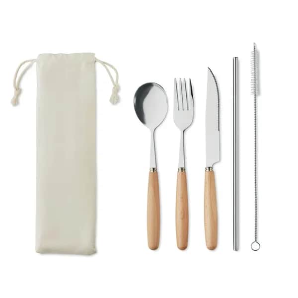 Besteck-Set Edelstahl - CUSTA SET - Beige
