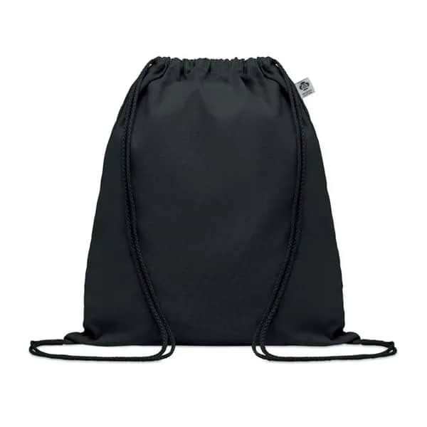 Beutel Organic Cotton - YUKI COLOUR - Schwarz