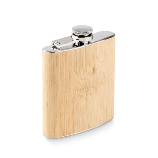 Flachmann Bambus 170ml - HIPHIP - Beige