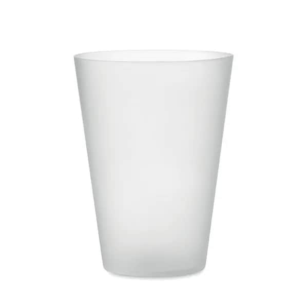 Wiederverwendbarer Becher 300ml - FESTA - Transparent Weiß