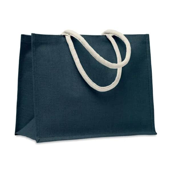 Einkaufstasche Jute - AURA - Blau