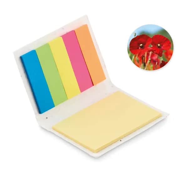 Samenpapier Memoblock - VISON SEED - Weiß