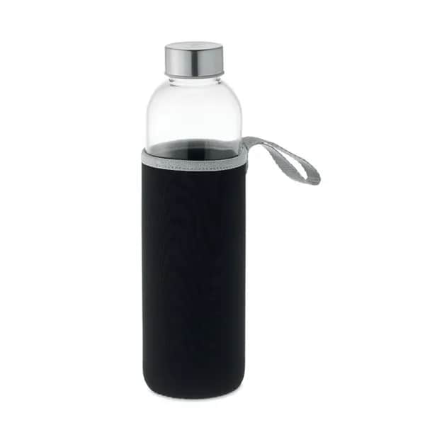 Trinkflasche Glas 750 ml - UTAH LARGE - Schwarz