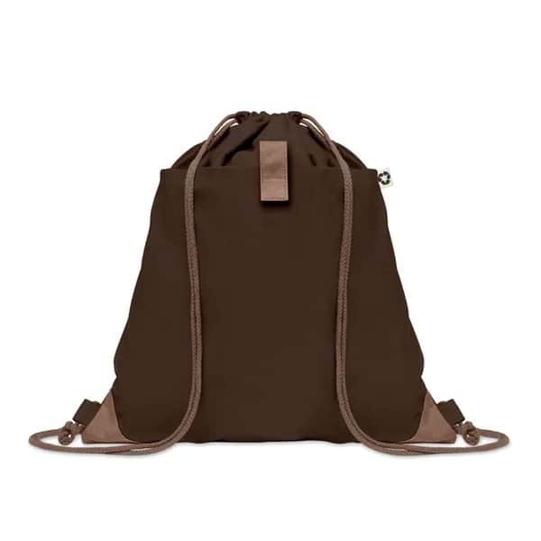 Beutel mit Kordelzug - PANDA BAG - Schokolade
