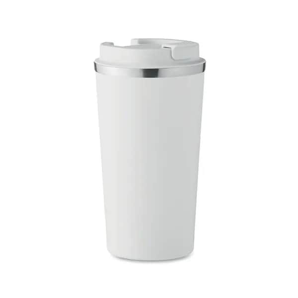 Doppelwandiger Becher 510 ml - BRACE + - Weiß