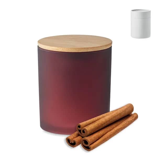 Kerze im Glas 200 g - KEOPS MEDIUM - Bordeaux