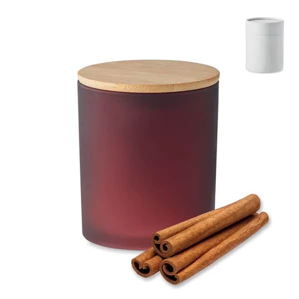 Kerze im Glas 280 g - KEOPS LARGE - Bordeaux