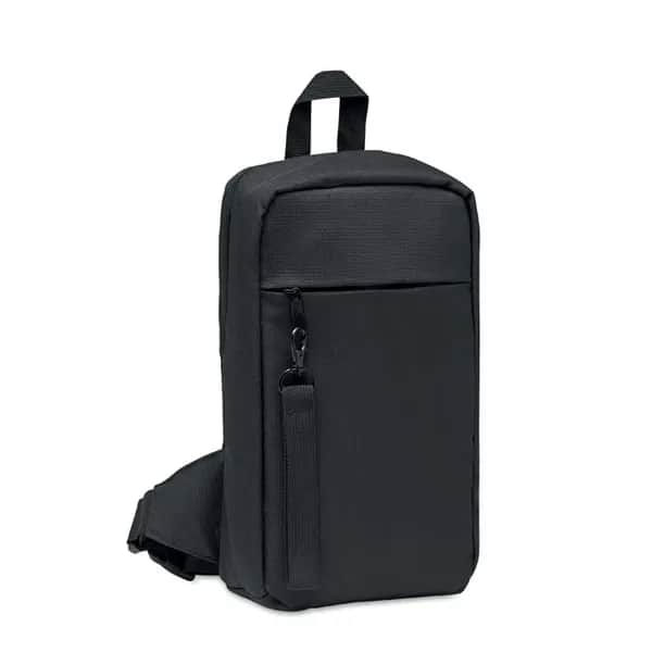 Crossbody-Tasche 600D RPET - CEBAG - Schwarz