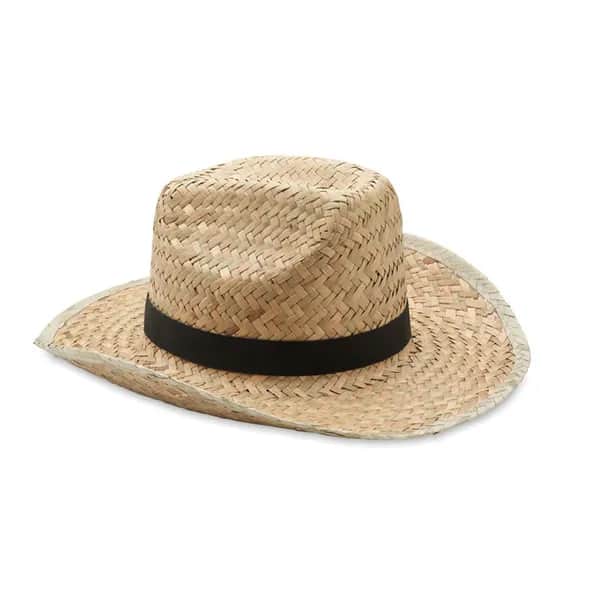 Cowboy-Hut Stroh - TEXAS - Schwarz