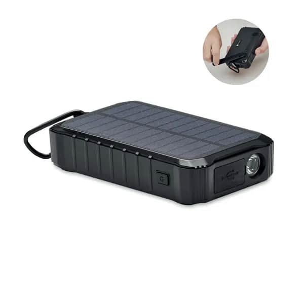 Solar-Dynamo-Ladegerät - DYA - Schwarz