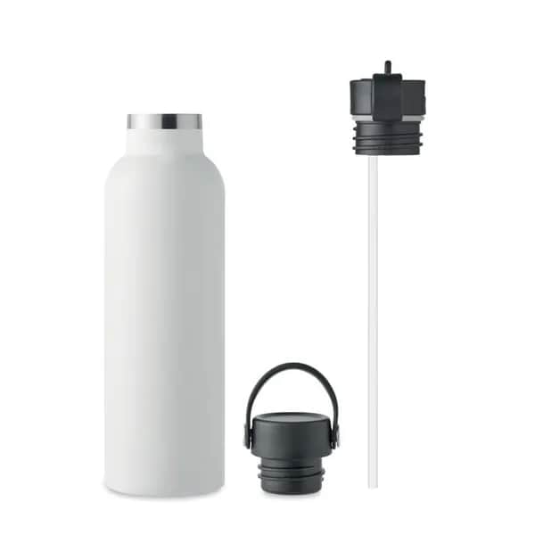 Doppelwandige Flasche 700 ml - BOALI - Weiß