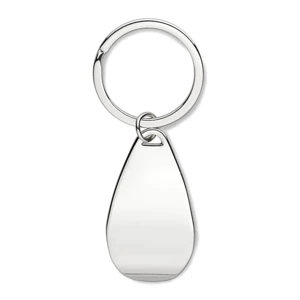 Schlüsselring mit Kapselheber - HANDY - Silber Glänzend