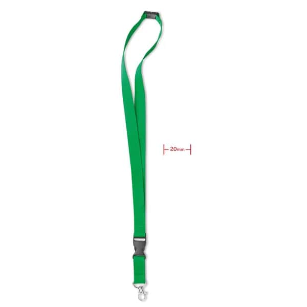 Lanyard mit Karabiner 20mm - LANY - Grün