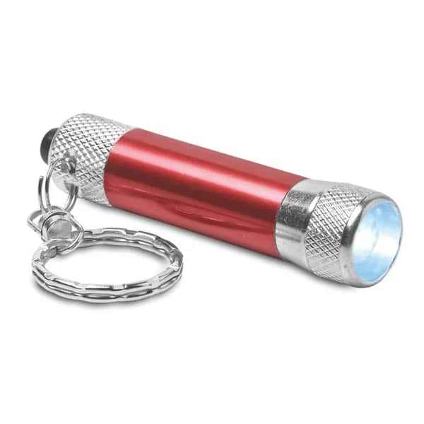 Schlüsselring Mini-Leuchte - ARIZO - Rot