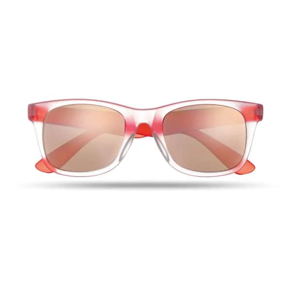 Verspiegelte Sonnenbrille - AMERICA TOUCH - Rot