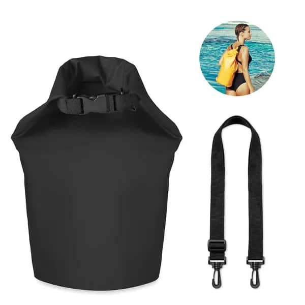 Wasserfester Beutel 10l - SCUBA - Schwarz