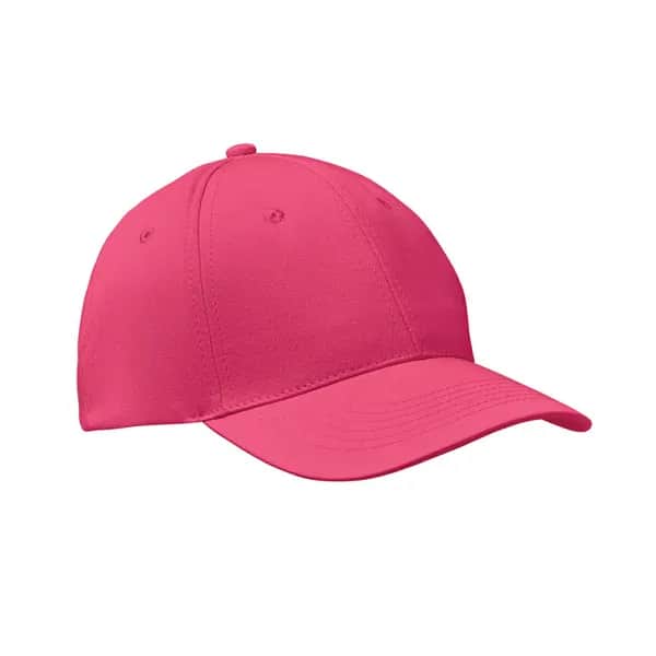 BASEBALL CAP 6 PANELS 160G/M² - BASIE APOLLO - Fuchsie