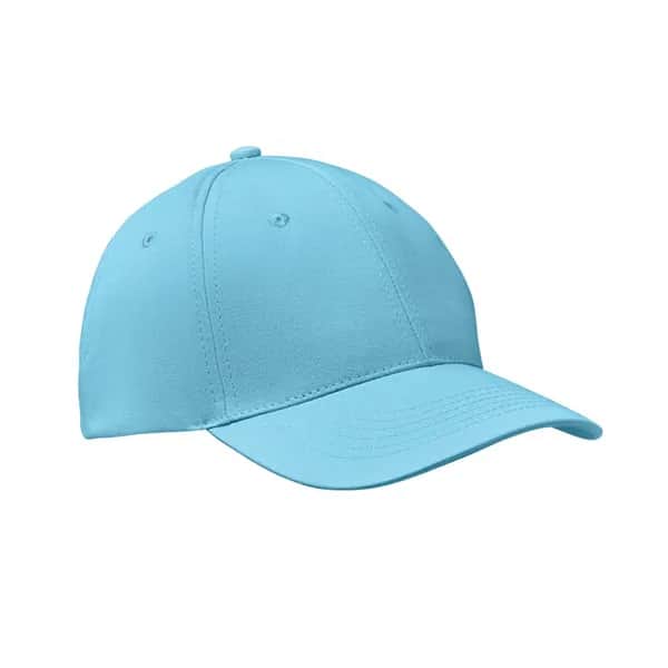 BASEBALL CAP 6 PANELS 160G/M² - BASIE APOLLO - Babyblau