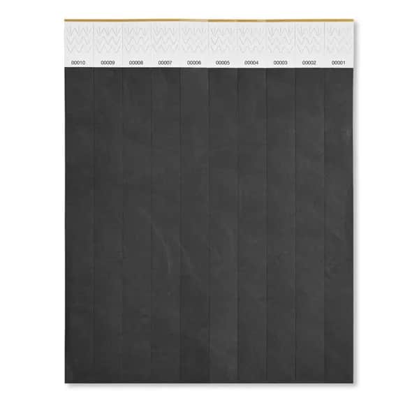 Tyvek® Event Armband - TYVEK - Schwarz