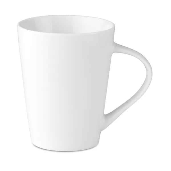 Porzellan Kaffeebecher 250ml - ROME - Weiß