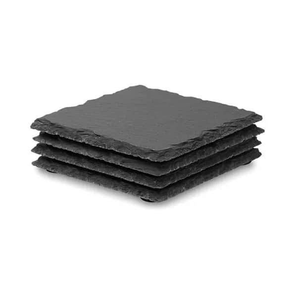 Untersetzer-Set - SLATE4 - Schwarz