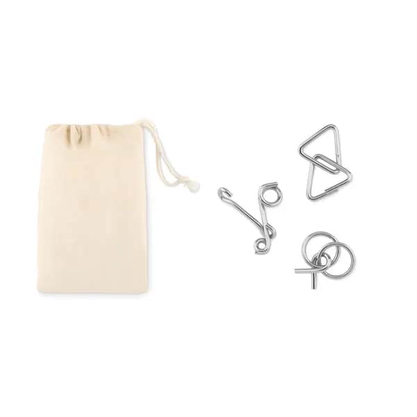Geduldsspiele-Set - THREENATS - Beige