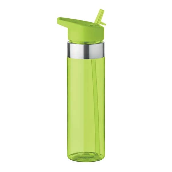 Trinkflasche Tritan 650 ml - SICILIA - Transparent Limettengrün