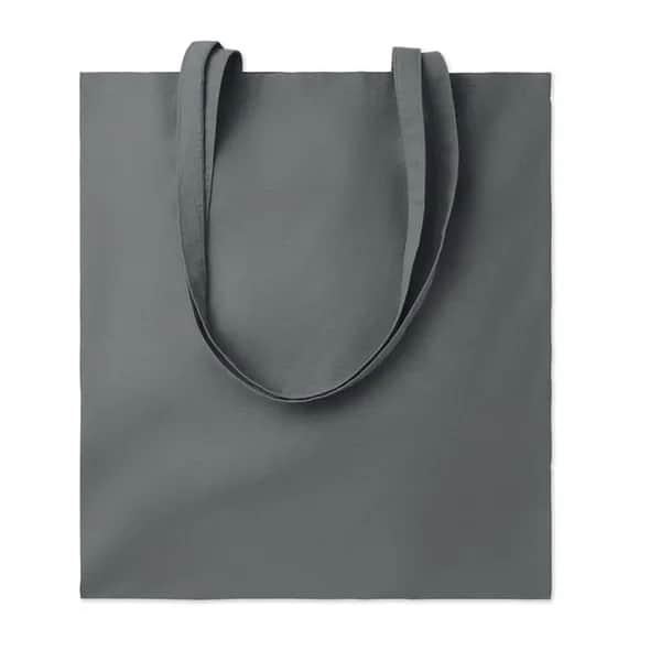 Baumwoll-Einkaufstasche  - COTTONEL COLOUR + - Steingrau