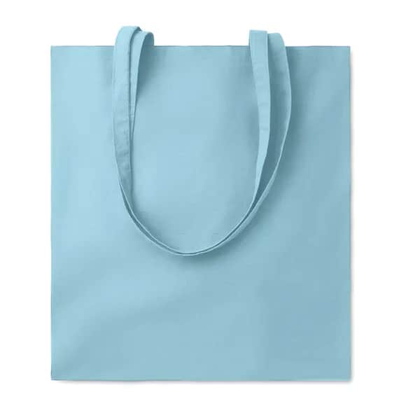 Baumwoll-Einkaufstasche  - COTTONEL COLOUR + - Babyblau