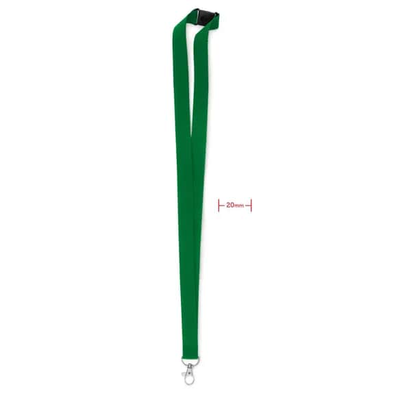 Lanyard mit Karabiner 20mm - PANY - Grün